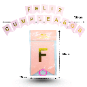 Banderin Feliz Cumpleanos - 6