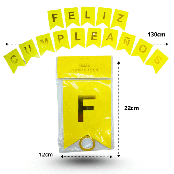 Banderin Feliz Cumpleanos - 5