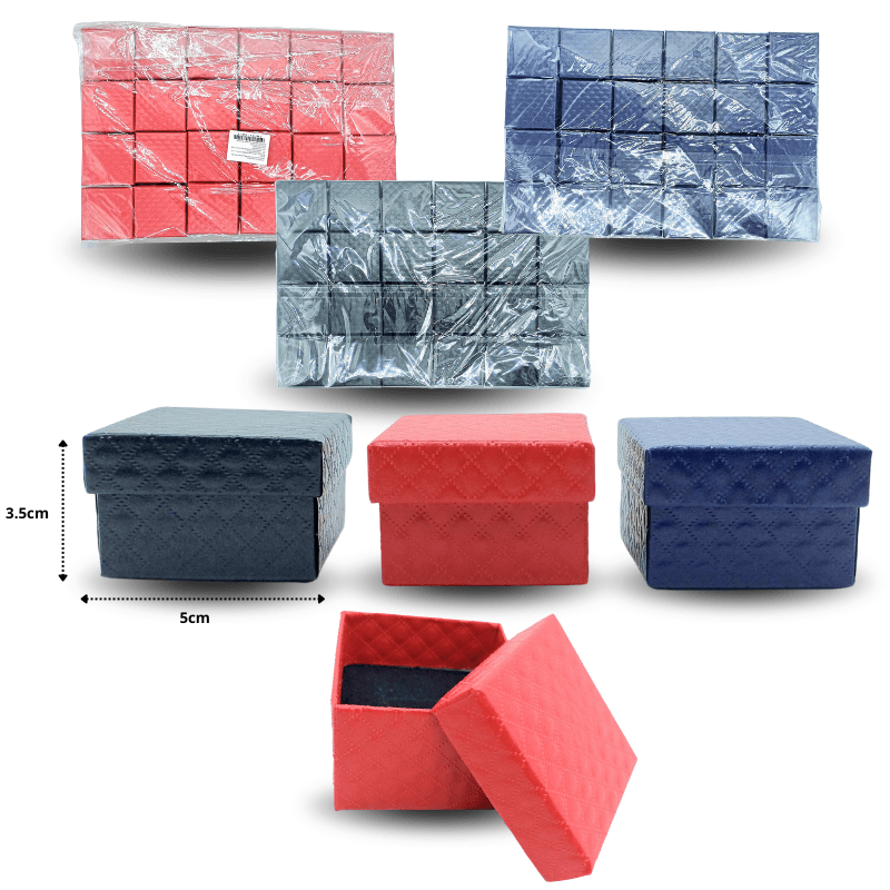 Caja de regalo de 5*5 cm, cada pieza en colores variados
