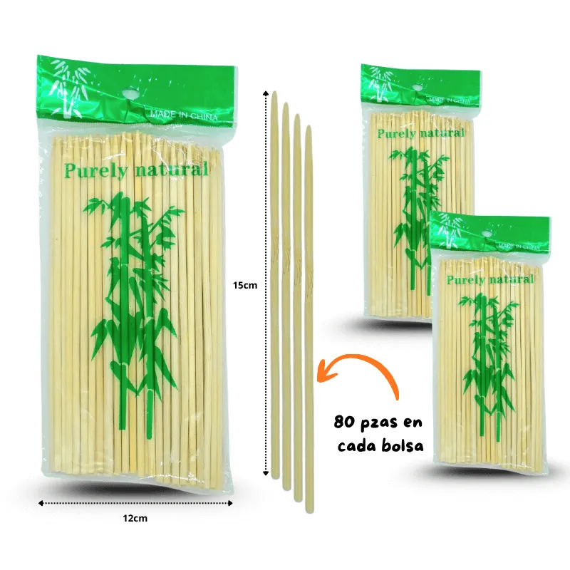 [KM558-1H-6] palillo de bambu chico