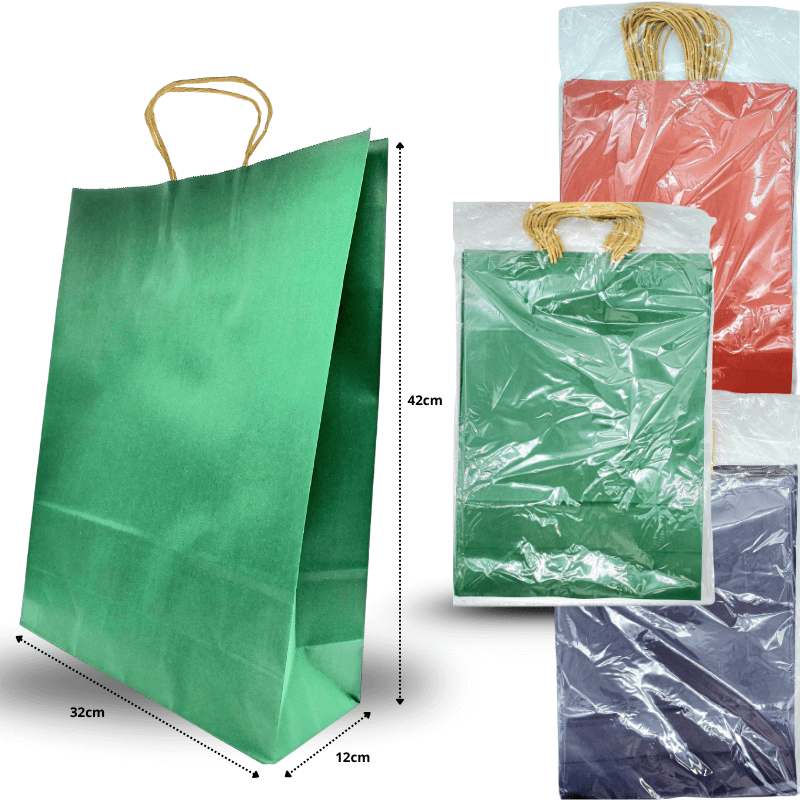 [KM687-4H-5] Bolsas de regalo de papel Kraft