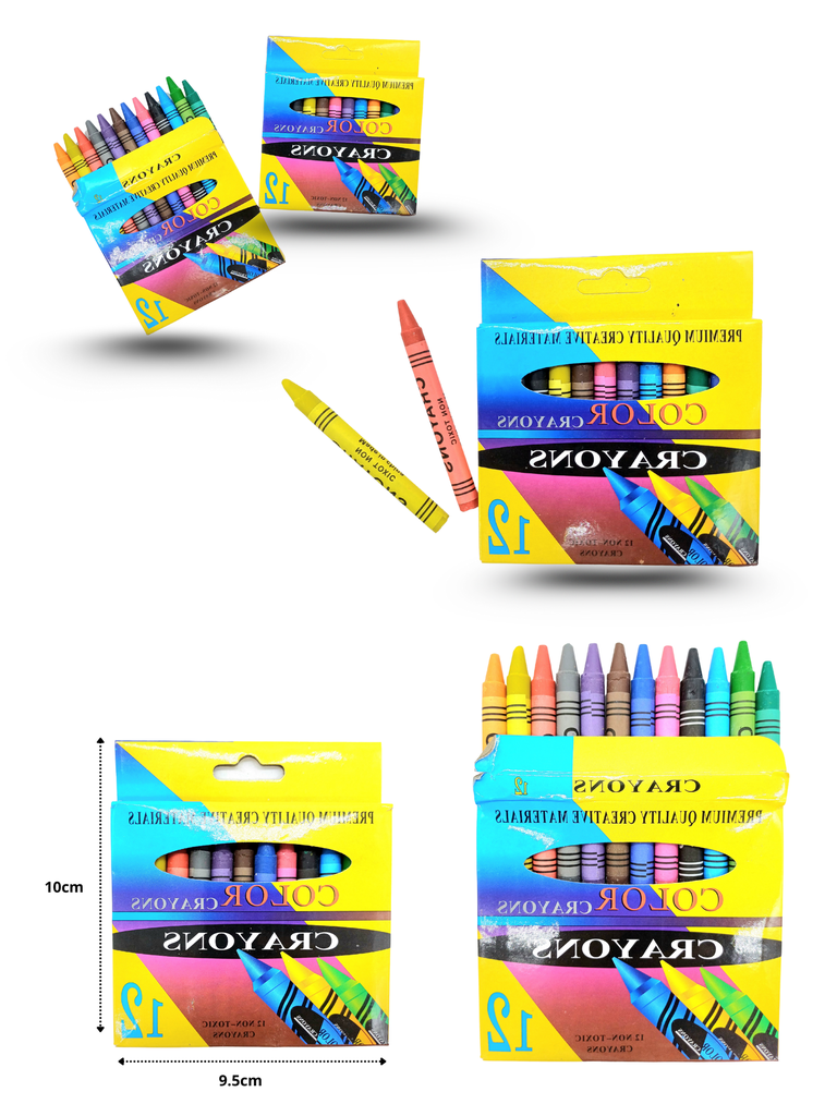 [KM4-2H-7] Crayones 12 pzas