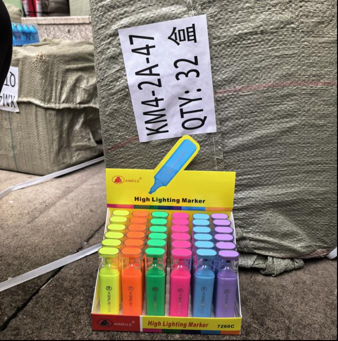 Marcatextos (resaltador), caja de 36