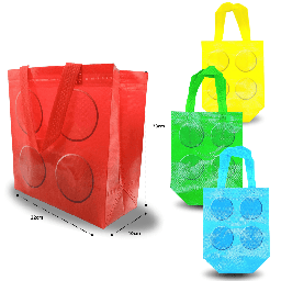 Bolsa plastificada Lego 22x23x12